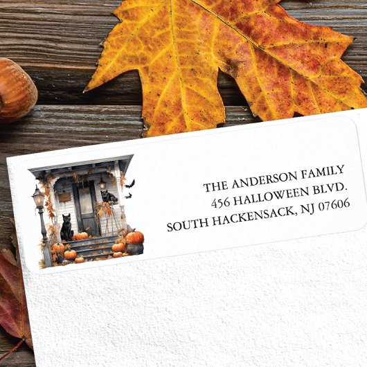 Haunted Front Porch retour adres label