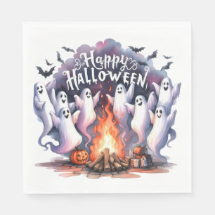 Haunted Fun Ghost Halloween Papier servet