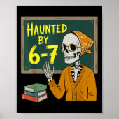 Haunted Funny 67 Six Seven Meme Matching 6 7 Costu Poster (Voorkant)