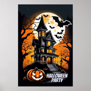 Haunted Gala, Halloween feest Poster