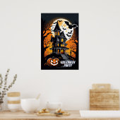 Haunted Gala, Halloween feest Poster (Keuken)