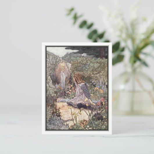 Haunted Garden by Charles Robinson Briefkaart (Staand voorkant)