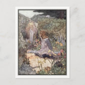 Haunted Garden by Charles Robinson Briefkaart (Voorkant)