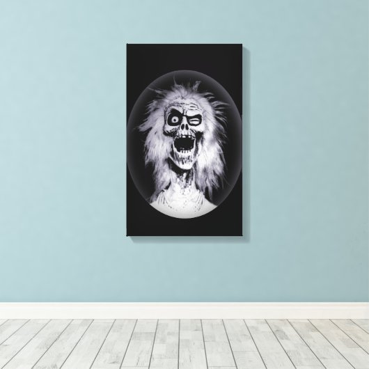 Haunted Ghost Matriarch herenhuis portret Canvas Afdruk (Insitu (Houten vloer))