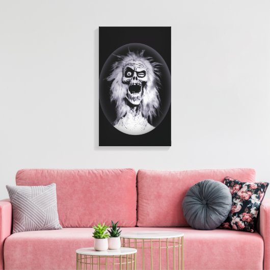 Haunted Ghost Matriarch herenhuis portret Canvas Afdruk (Insitu (Woonkamer))