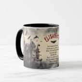 Haunted Gothic Dracula's Castle  Halloween Mok (Voorkant links)