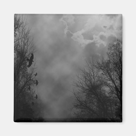 Haunted Gothic Sky Magneet (Voorkant)