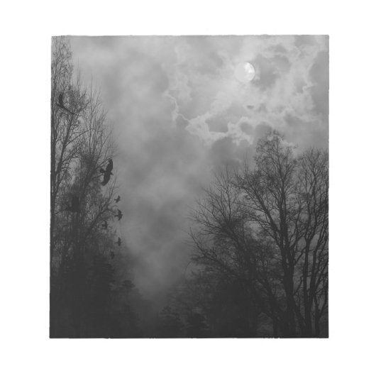Haunted Gothic Sky Notitieblok (Voorkant)