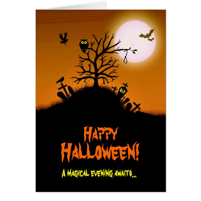 Haunted Grave Yard Halloween (Voorkant)