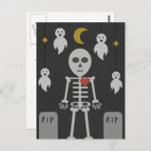 Haunted Graveyard Briefkaart (Voorkant / Achterkant)