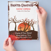 Haunted Graveyard Flyer (Hand)