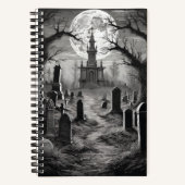 Haunted Graveyard Journal aangekondigd Notitieboek (Voorkant)