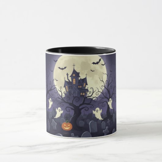 Haunted Graveyard Mug Mok (Midden)
