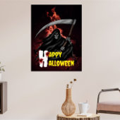 Haunted Grim Reaper aangepaste Halloween Posters