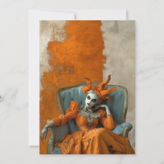  Haunted Halloween Costume Party Kaart (Achterkant)
