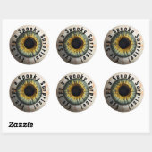 👁️Haunted Halloween Eye spion spookachtig... Ronde Sticker (Vel)
