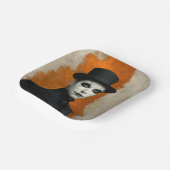 Haunted Halloween Gothic Costume Party Papieren Bordje (Gebogen)