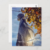 Haunted Halloween Hallo Spirit Briefkaart (Voorkant / Achterkant)