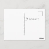 Haunted Halloween Hallo Spirit Briefkaart (Achterkant)