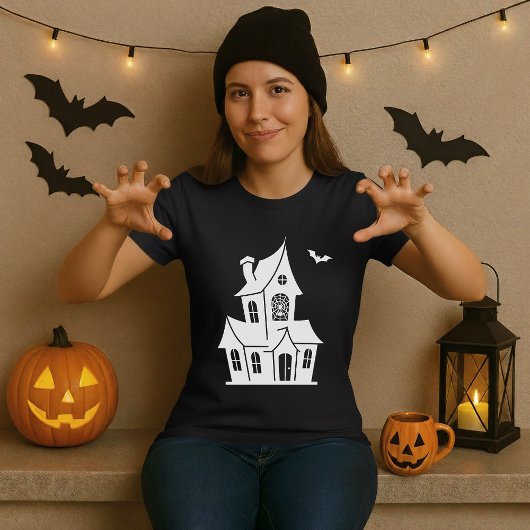 Haunted Halloween House T-shirt