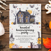 Haunted Halloween Housewarming Party Uitnodiging