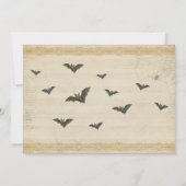 Haunted Halloween Housewarming Uitnodiging (Achterkant)