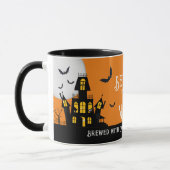Haunted Halloween Huis Vampier Bat Black Cat Mok (Links)