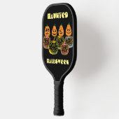 Haunted Halloween Jack O Lantern Herfst Pumpkins Pickleball Paddle (Links)