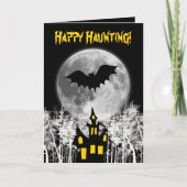 Haunted Halloween Kaart (Voorkant)