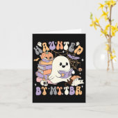 Haunted Halloween kostuum geest Kaart (Gele Bloem)