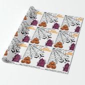 Haunted Halloween Night Cadeaupapier (Uitgerold)