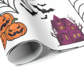Haunted Halloween Night Cadeaupapier (Rol Hoek)