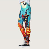 Haunted Halloween Night Design Leggings (Links)