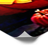 Haunted Halloween Night Design Poster (Hoek)