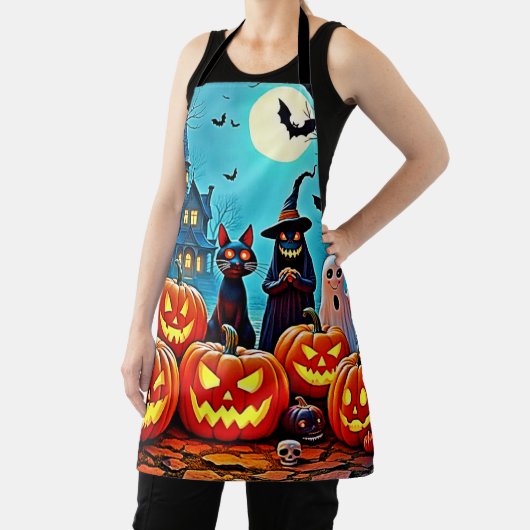 Haunted Halloween Night Design Schort (Insitu)