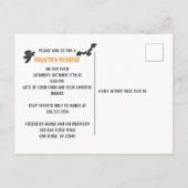 Haunted Halloween op het Boerderij Briefkaart (Achterkant)