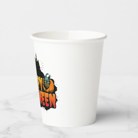 Haunted Halloween Papieren Bekers (Links)