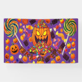 Haunted Halloween Party Banner (Horizontaal)