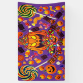 Haunted Halloween Party Banner (Verticaal)