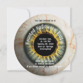 👁️Haunted Halloween Party! Kaart (Achterkant)