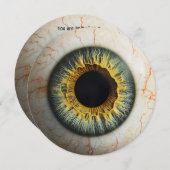 👁️Haunted Halloween Party! Kaart (Voorkant / Achterkant)