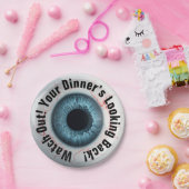 👁️Haunted Halloween Party! Papieren Bordje (Feest)