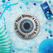 👁️Haunted Halloween Party! Papieren Bordje (Feest)