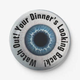 👁️Haunted Halloween Party! Papieren Bordje