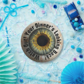 👁️Haunted Halloween Party! Papieren Bordje (Feest)