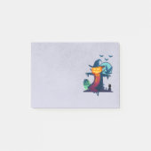 Haunted Halloween Pumpkin Head Scarecrow Spooky Post-it® Notes (Voorkant)