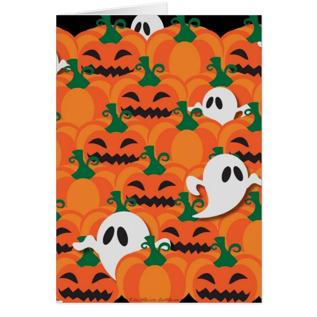Haunted Halloween Pumpkin Patch Ghosts (Voorkant)