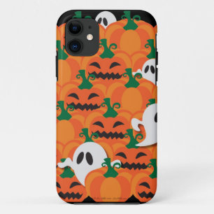 Haunted Halloween Pumpkin Patch Ghosts Case-Mate iPhone Case