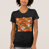 Haunted Halloween Pumpkin Patch Ghosts T-shirt (Voorkant)