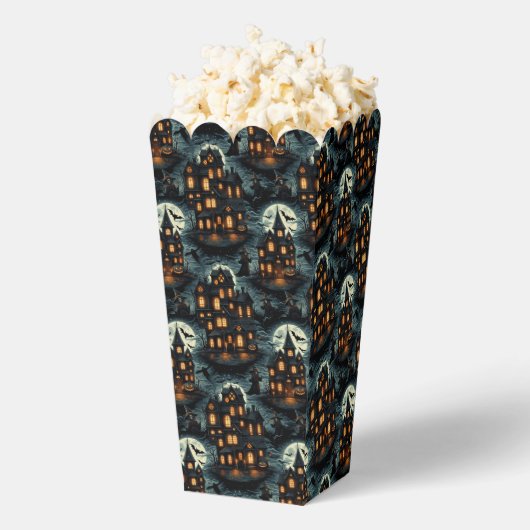 Haunted Halloween Scene Bedankdoosjes (Popped)